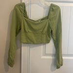 PacSun L.A. Hearts Green Crop Top  Photo 0