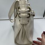 Vera Pelle  Vintage White Leather Shoulder **See  description and pics Photo 4