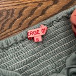 Verge Girl blue teal puff sleeve cottagecore crop top Photo 2