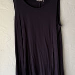Logo Layers Dress Womens Large‎ Sleeveless Tunic Rayon Spandex Stretch Layering Purple Photo 0
