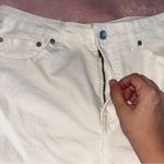 Frye white denim straight leg jeans size 8/29 pockets Photo 1