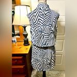 Nicole Miller ARTELIER Sailcloth Striped Self Tie Waist Mini Dress Sz 2 Photo 7