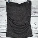 Banana Republic NWT Size XS Dark Gray Knit Tulip Hemline Straight Pencil Skirt Photo 1