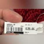 ALDO NWT  burgundy infinity scarf Photo 3