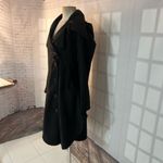 Venus Black Handkerchief Hem Pea Coat Size 12 Photo 2