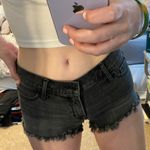 Abercrombie & Fitch Grey Denim Shorts Photo 0