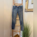 Current/Elliott CURRENT ELLIOTT The Rolled Skinny Jeans in Indigo Leopard Size 28 Photo 5