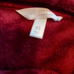 LC Lauren Conrad Lauren Conrad red fuzzy hoodie  Photo 3