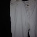 Liz Claiborne  14 White Straight Leg Jeans Plus Photo 4