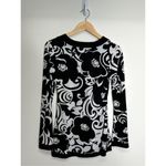 White House | Black Market Iconic Floral Bell Sleeve Blouse Size Small Photo 5