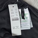 J.Crew  Ribbed high-rise‎ cheeky bikini bottom Black XS NWT Photo 3