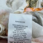 Kivari Blake Tie Front Floral Mini Dress Sz 6 Yellow Photo 8