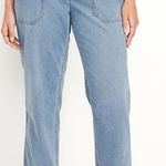 Old Navy NWT High-Waisted OGC Chino Tapered Straight Pants in Medium Wash XL Photo 0