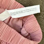 ZARA Plissé Pleated Palazzo Flowy Wide Leg Pants - Size M - Pink - NWT Photo 6