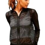 Victoria's Secret Victoria’s Secret Sport Y2K Black Mesh Bomber Jacket Size Small
Workout Baddie Photo 0