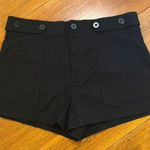 Maeve Anthropologie  Black  Linen Shorts size 14 Photo 0