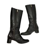 Tory Burch Boots Womens 9 Donovan Tall Equestrian Riding Black Leather Photo 8