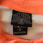 Salt Creek Womens Lightweight Hoodie Pullover Welcome to Florida Orange White S Photo 2