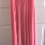 Venus New Women’s Vintage Halter Dress Peach 🍑 Coral Flowy Tie Up Back Medium Photo 2
