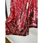 Maeve ANTHROPOLOGY Pink Sequin Mock Neck Bell Sleeve Mini Dress NWT Size XS Photo 10