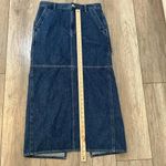 Madewell size 28 Carpenter Style Pockets Long Jean Skirt Photo 2