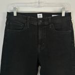 Edwin Women's Elin Crop High Rise Straight Leg Denim Jeans Blackstone 28 New Black Photo 2