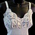 Vintage Light Blue Lace Neckline Slip Dress Photo 8