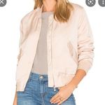 Avec Les Filles  Size Small Light Pink Full Zip Lightweight Bomber Jacket Photo 0