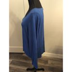 Eileen Fisher New NWT  Viscose Jersey Tee Scoop Neck XL Blue Photo 2