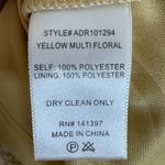 ASTR The Label Yellow Multi Floral Off The Shoulder Two Tier Mini Dress XS Photo 13