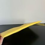 Rebecca Minkoff Bright Yellow Crocodile Extra Large Full Zip Clutch Date Night Photo 3