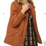 Forever 21 brown winter jacket size small thick winter jacket fur lined … Photo 0