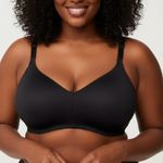 Torrid Dream Wirefree Full Coverage Comfort Bra Womens 36C Black Minimalist Photo 0