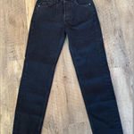 Free People  A New Day Mid Rise Straight Leg Black Jeans NWT 24 Photo 0