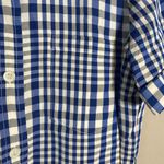 Theory Mayvine Dillon Plaid Linen Mini Shirt Dress Women 4 Blue White Preppy NWT Photo 11