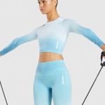 Gymshark  Adapt Seamless Long Sleeve Crop Top Women's S Photo 0