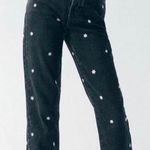 PacSun Daisy Embroidered Mom Jeans Photo 0