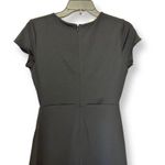 Susana Monaco Womens Jumpsuit Black Jewel Neck Short Sleeve Nylon Blend M New Photo 4