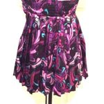 Guess Vintage Plunge Pleated Satin Purple Halter Top XS RARE Photo 25