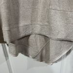 Sundance Size L Thea Dress Thermal Beige Asymmetrical Long Sleeve Scoop Neck Size L Photo 3