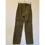 Reformation  Bailey Green Cargo High Rise Utility Pant Size 23 Photo 9