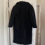 BB Dakota Black Paddington Coat Sherpa Long Line Jacket Size Medium Photo 9