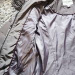 Cole Haan Women's Taffeta Down Coat with Bib Front and Dramatic Hood Size XS Photo 14