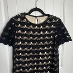 Kate Spade  black crochet Virginia lace shift dress size 8 party‎ preppy career Photo 2