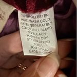 Lulumari  Burgundy Vintage Velvet Jacket Sz L NWT Photo 5