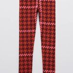 Aerie  offline real me Stylish Red and Pink Leggings Photo 3