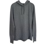 Old Navy NEW  Grey Waffle Knit Hooded Sweater Holiday Cabincore Cozy Unisex M Photo 1