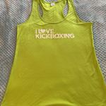 Sport-tek I Love Kickboxing Racerback T-Shirt Athletic Gym Workout Lime Green Medium Photo 0
