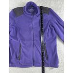 LL Bean Jacket Women Large Fleece Full Zip Polartec Wind Pro Outdoor Purple Photo 4