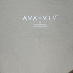 Ava & Viv  Women's Beige Short Sleeve Tee Photo 5